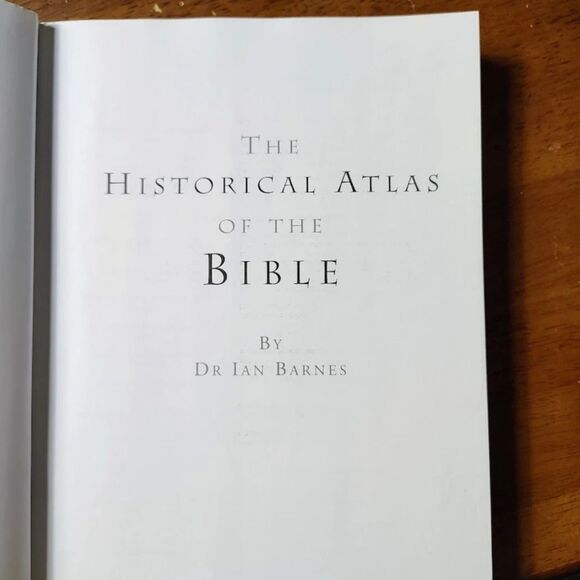 The Historical Atlas Of The Bible Softcover Book 2010 Dr. Ian Barnes - Picture 4 of 5